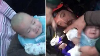 50 saat sonra 4 aylık Duru bebek enkazdan çıkarıldı