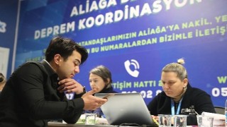 Aliağa Belediyesi Depremzedeler İçin Koordinasyon Merkezi Kurdu
