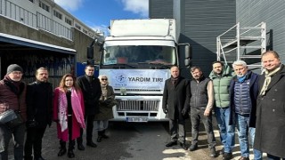 Genç Girişim ve Yönetişim Derneği Yardım Tırı Hatay'a doğru yola çıktı