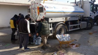 Hatay'da şebekeye su verildi