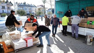 Kemer'in 11&#39;inci yardım tırı yola çıktı