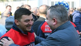 Osmangazi ekiplerine duygusal karşılama