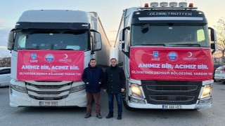 Silivri'den Deprem Bölgesine 26 Tır Yardım Malzemesi