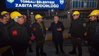 Torbalı Belediye çalışanları Hatay'a gitti