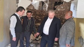 Başkan Koştu, deprem bölgesinde