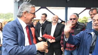 Çamyuva kapalı pazar yeri dualarla açıldı