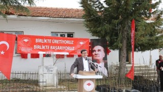 Dalaman'da Bin 470 Adet Dalaman Kaya İnciri Fidanı Toprakla Buluştu