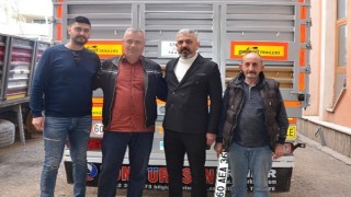 Kahraman Tır Şoförüne Yeni Dorse Hediye Edildi
