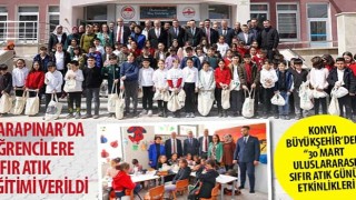 Konya Büyükşehir'den “30 Mart Uluslararası Sıfır Atık Günü” Etkinlikleri