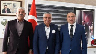 Milletvekili aday adayı Müncester'den Başkan Topaloğlu'na ziyaret