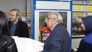 Ödemiş Belediyesi'nden zincir market şubelerinde kolon denetimi