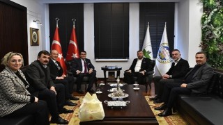 Tarihi Çarşı ve Hanlar Birliği'nden Dündar'a ziyaret