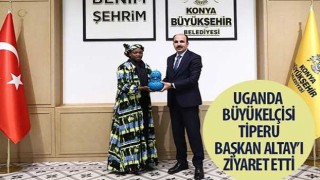 Uganda Büyükelçisi Tiperu Başkan Altay'ı Ziyaret Etti