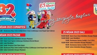 23 Nisan 32. Uluslararası Çocuk Şenliği'nde geri sayım!