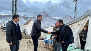 Başkan Kocaman Hatay'da Depremzedelerin Yanında