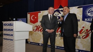 Erzurumluların iftar programına yoğun katılım