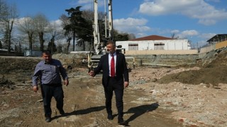Gölcük Hükümet Konağı'nda Yapım Çalışmaları Hızla Sürüyor