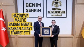 Hazine ve Maliye Bakanı Nebati Başkan Altay'ı Ziyaret Etti