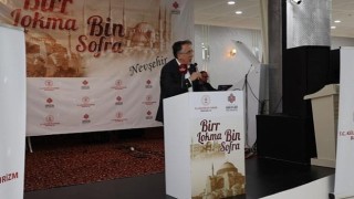 Nevşehir'de, Kültür ve Turizm Bakanlığı Vakıflar Genel Müdürlüğünce ”Bir Lokma Bin Sofra” iftar programı düzenlendi
