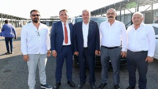 Depremden etkilenen Hatay'da Nevşehir Kapadokya sebze hali'nin açılışı yapıldı 