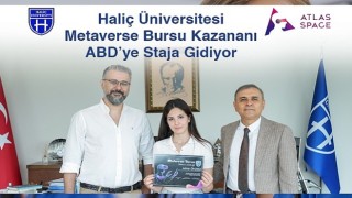 Haliç üniversitesi metaverse bursu kazanan öğrenci ABD'ye staja gidiyor