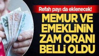 Memur ve emeklinin zam oranı belli oldu!