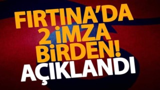 TRABZONSPOR’DA 2 İMZA BİRDEN! AÇIKLANDI