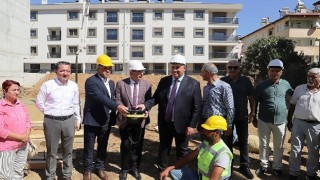 100. Yıl Konutları'nda Temel Atma Heyecanı