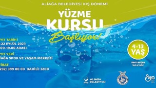 Aliağa Spor ve Yaşam Merkezi'nde Yüzme Kursları Başlıyor