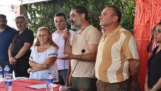 Başkan Atabay Didim Cem Evi'nde düzenlenen basın açıklamasına katıldı