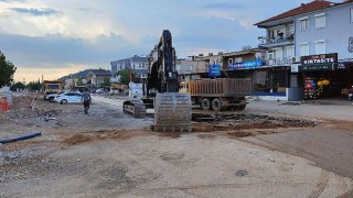 Kuzdere Mahallesi'nde altyapı çalışmaları