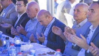 Başkan Soyer şehit Ünal Sipahi'nin mevlidine katıldı
