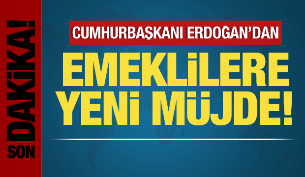 Cumhurbaşkanı Erdoğan'dan emeklilere ikramiye müjdesi!