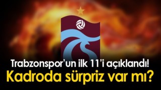 Trabzonspor Konyaspor Karşılaşmasında 11'ler Belli Oldu