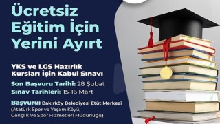 Bakırköy Belediyesi'nin YKS ve LGS Hazırlık Kursları İçin Başvurular Başladı