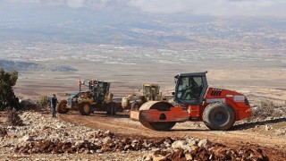 Müren yayla yolunda stabilize çalışmaları başladı
