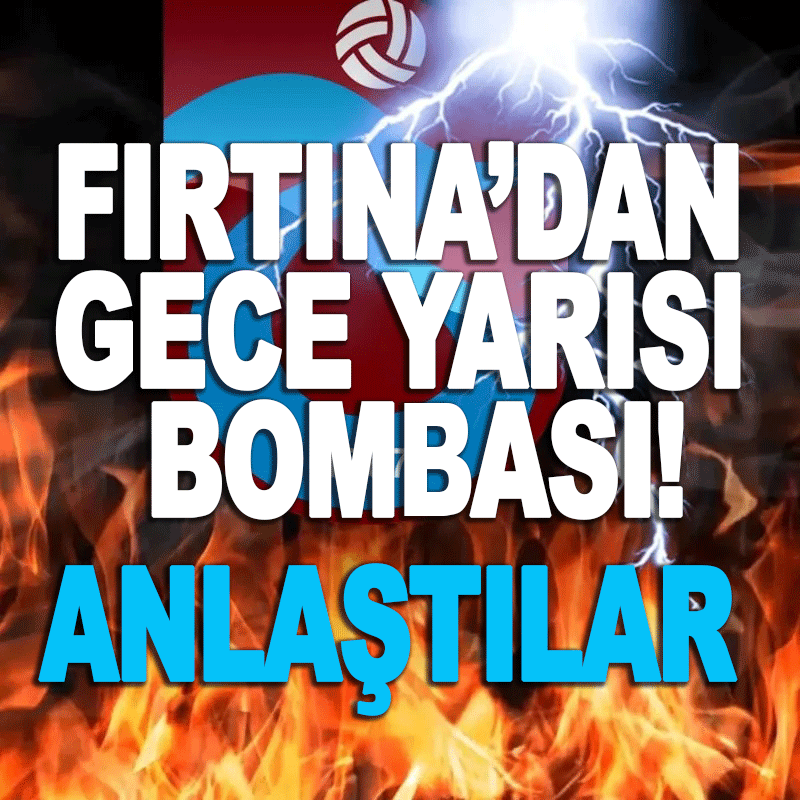 Trabzonspor transferi bitirdi!