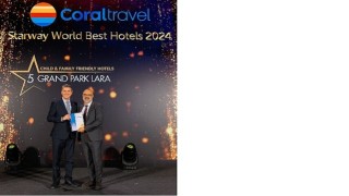 Grand park lara ”chıld and famıly frıendly hotels” kategorisinde  dünyanın en iyileri arasında 