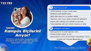 TECNO kampüs elçilerini arıyor!