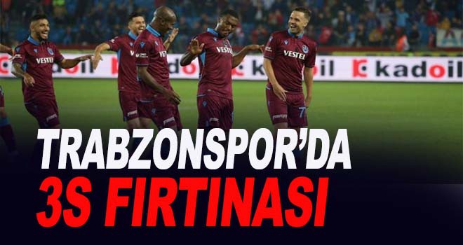 Trabzonspor'da 3S Fırtınası