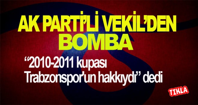 Milletvekili 2010-2011 kupası Trabzonspor'un hakkıydı