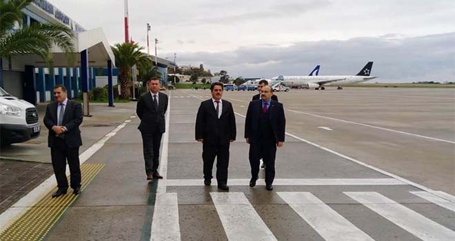 Vali Ustaoğlu, Trabzon Havalimanı’nda İncelemelerde Bulundu