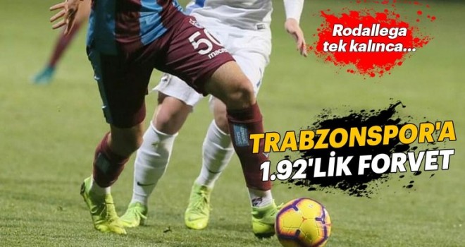 Trabzonspor'a 1.92'lik forvet