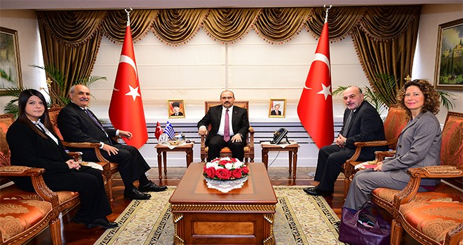 Yunanistan Dışişleri Bakan Yardımcısı Markos Bolaris, Trabzon'da