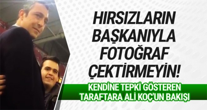 Trabzon taraftarından Ali Koç'a: Hırsızların başkanı