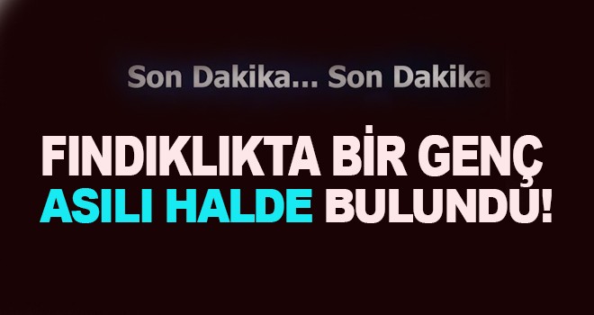 Trabzon'da Şok intihar!
