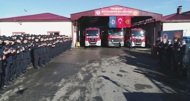 Trabzon İtfaiye erleri yemin etti