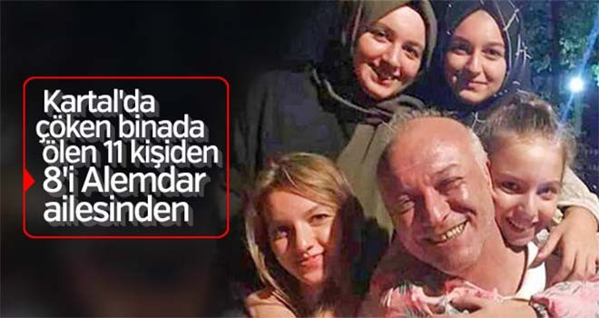Çöken binadan geriye Alemdar ailesinin fotoğrafı kaldı