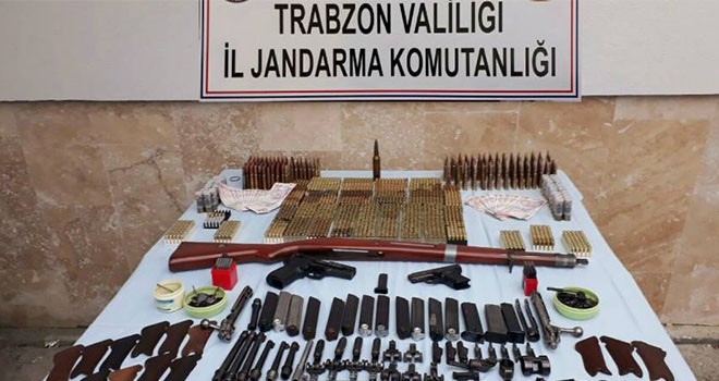 Trabzon'da Silah Kaçakçılığı Operasyonu