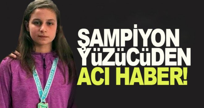 Şampiyon yüzücüden acı haber! Eve dönüyordu...